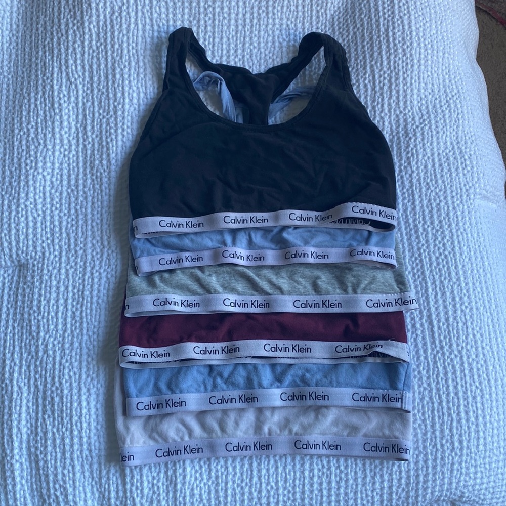 set of calvin klein sports bras